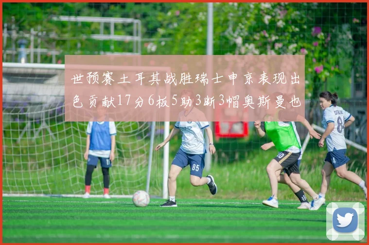 世预赛土耳其战胜瑞士申京表现出色贡献17分6板5助3断3帽奥斯曼也有15分表现
